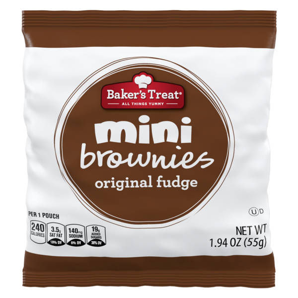 Baker's Treat Mini Brownie Bites, 8.25 oz