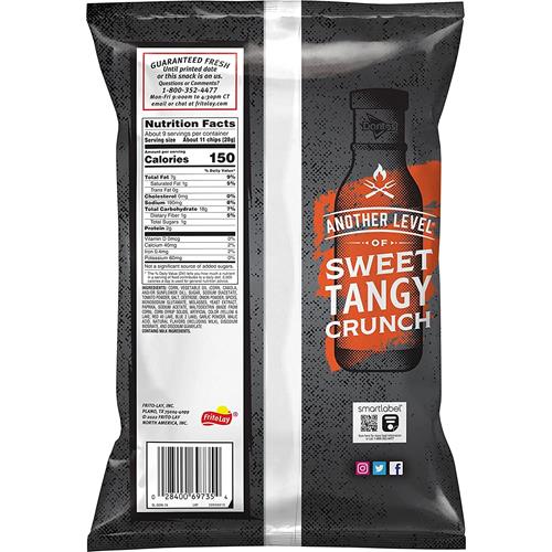 Doritos Tortilla Chips Sweet & Tangy Bbq, 9.25 Oz