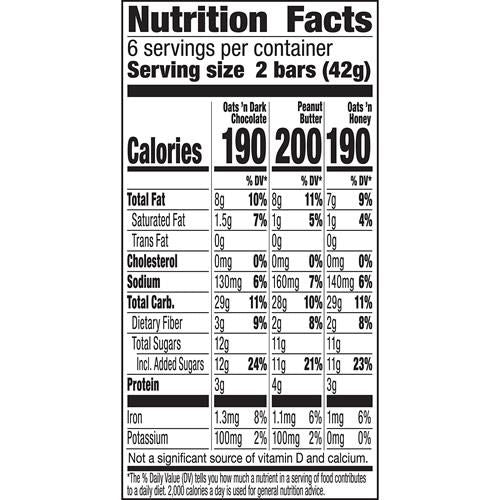 Nature Valley Crunchy Granola Bars, Variety Pack, 12 Bars, 8.94 Oz (6 Pouches)