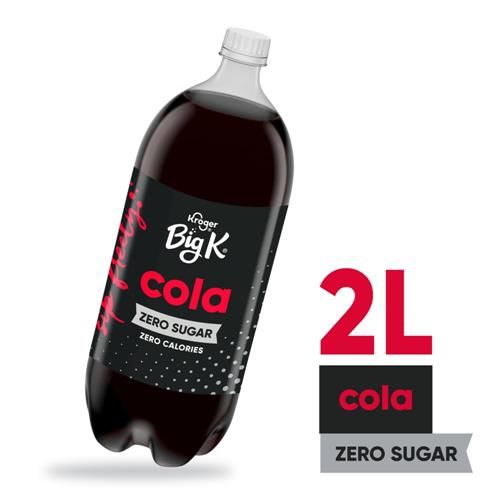 Kroger Big K Zero Sugar Soda Bottle 2 liter