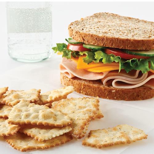 Ritz Toasted Chips Sour Cream And Onion Crackers, Lunch Snacks, 10-1.0 Oz Snack Packs