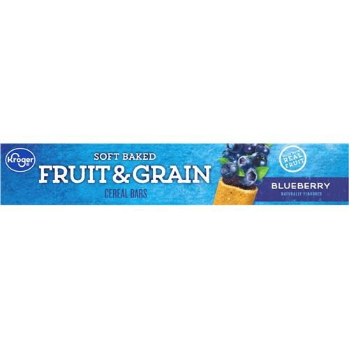 Kroger Fruit & Grain Blueberry Breakfast Bars 8 ct