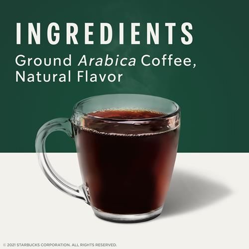 Starbucks Ground Coffee, Caramel Flavored Coffee, Naturally Flavored, 100% Arabica 1 Bag (11 Oz)