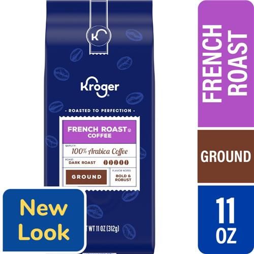 Kroger French Roast Dark Roast Ground Coffee 11 oz