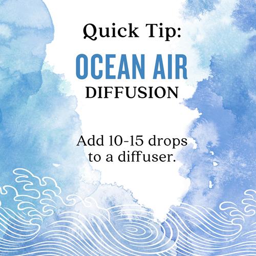 Aura Cacia Ocean Air Essential Oil Blend, Boxed 0.25 Fl. Oz. - Light Aroma, No Synthetic Fragrances