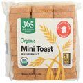 Whole Foods Market Organic Whole Wheat Mini Toast, Vegan, 2.8 Ounce