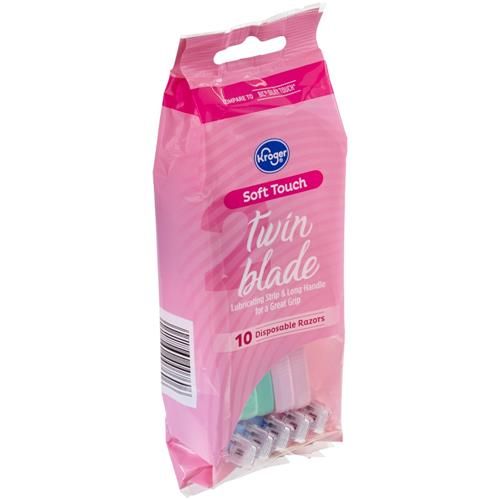 Kroger Womens Twin Blade Gentle Touch Razor 10 ct