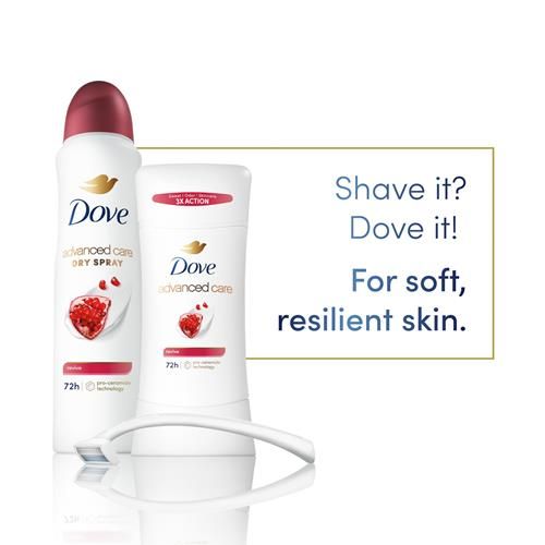 Dove Advanced Care Antiperspirant Deodorant Stick Revive To Help Skin Barrier Repair After Shaving By Boosting Skins Ceramide Levels 72 Hour Odor Control And All-Day Sweat Protection 2.6 Oz - Pac