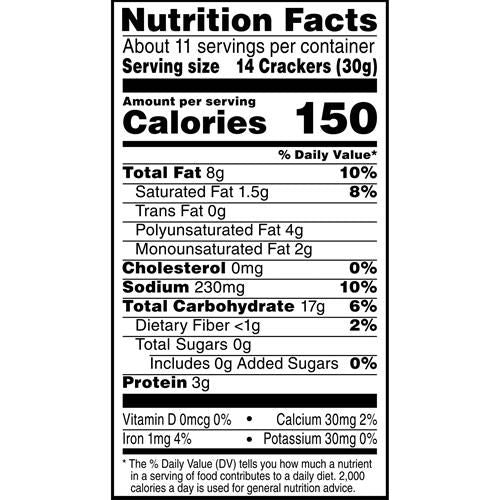 Cheez-It Cheese Crackers, Baked Snack Crackers, Lunch Snacks, Extra Big, 11.7Oz Box (1 Box)