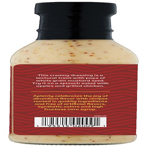 Aplenty Whole Grain Mustard Dressing, 12 Oz