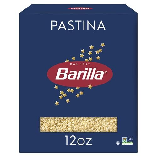 Barilla Pastina Pasta, 12 Oz. Box - Non-Gmo Pasta Made With Durum Wheat Semolina - Kosher Certified Pasta