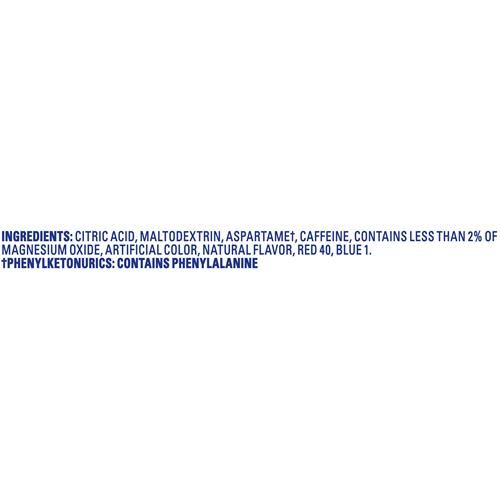 Crystal Light Grape Naturally Flavored Powdered Drink Mix With Caffeine, 10 Ct. On-The-Go-Packets