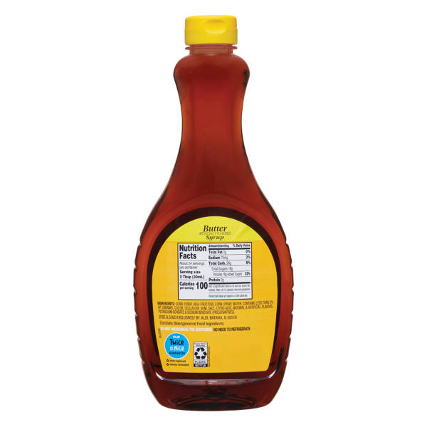 Millville Butter Flavored Pancake Syrup, 24 oz