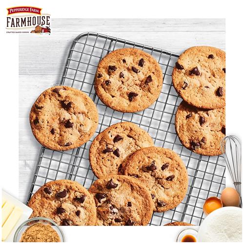 Pepperidge Farm Farmhouse Thin And Crispy Dark Chocolate Chip Cookies, 6.9 Oz Bag (14 Cookies)
