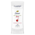 Dove Aluminum Free Deodorant For Women Pomegranate And Lemon Verbena 72 Hour Odor Protection 2.6 Oz