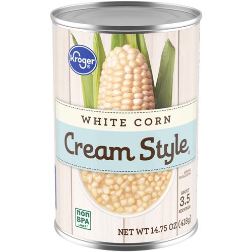 Kroger Cream Style White Corn 14.75 oz