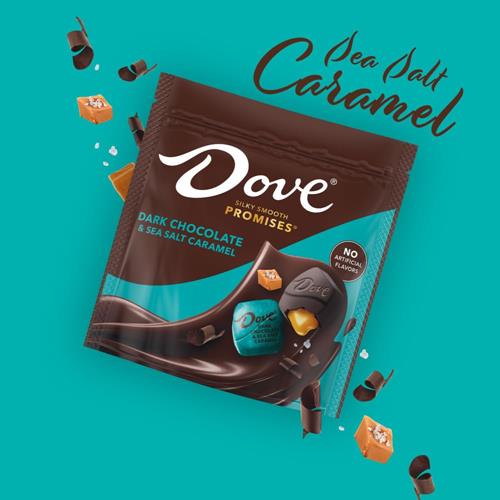 Dove Promises Dark Chocolate & Sea Salted Caramel Candy, 6.74 Oz Bag