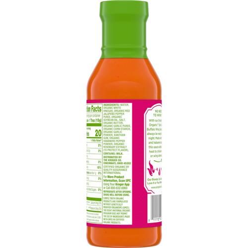 Simple Truth Organic Spicy Garlic Buffalo Wing Sauce 12.7 oz