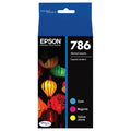 New, Pre-Owned - Epson 786 Cyan, Magenta, Yellow Ink Cartridges