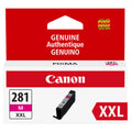 New, Pre-Owned - Canon 281 XXL Extra High Yield Magenta Ink Cartridge, 1981C001