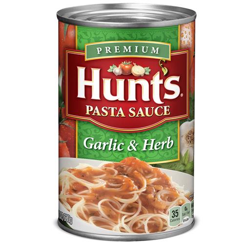 Hunts Garlic & Herb Pasta Sauce, 24 Oz