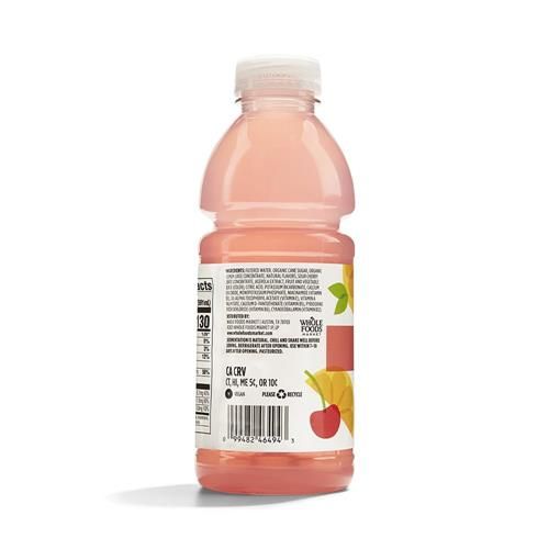 Whole Foods Market, Nutrient Enhanced Water, Pink Lemonade + B Vitamins, 20 Fl Oz