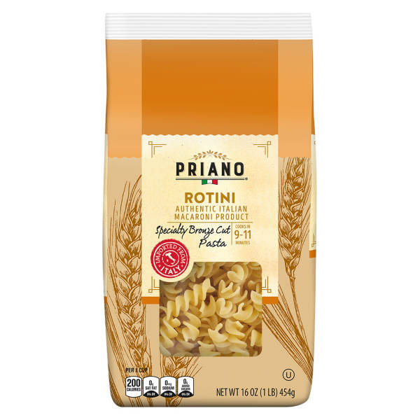Priano Bronze Cut Rotini Pasta, 16 oz