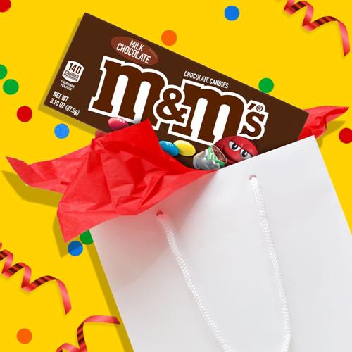 M&Ms Milk Chocolate Candy Theater Box, 3.1 Oz