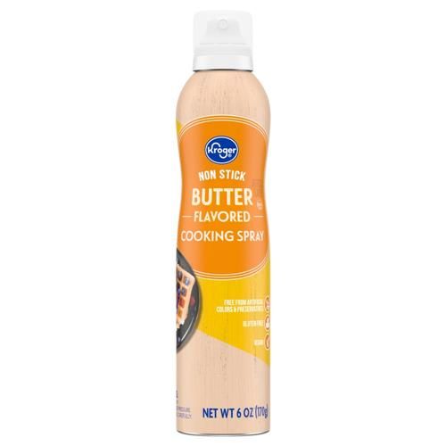 Kroger Non Stick Butter Flavored Cooking Spray 6 oz