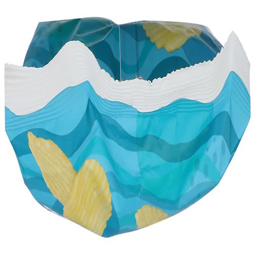 Whole Foods Market Potato Chips Rippled Sea Salt - Party Size, 13 Ounce