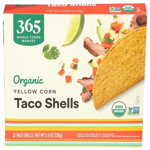 Whole Foods Market Organic Yellow Taco Shells, 5.5 Oz