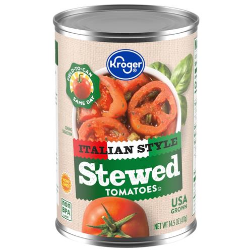 Kroger Italian Style Stewed Tomatoes 14.5 oz