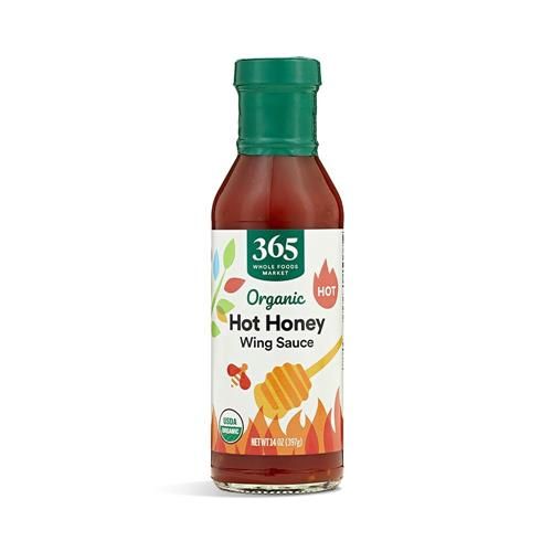 Whole Foods Market Organic Hot Honey Wing Sauce, 14 Fl Oz