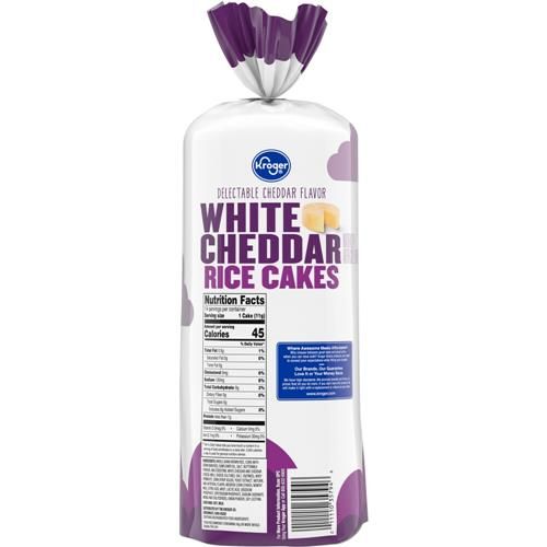 Kroger White Cheddar Rice Cakes 5.45 oz