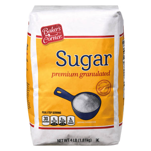 Baker's Corner Granulated Sugar, 4 lb