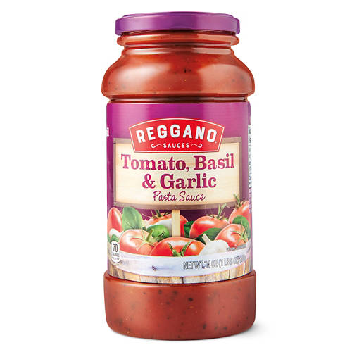Reggano Tomato, Basil and Garlic Pasta Sauce, 24 oz