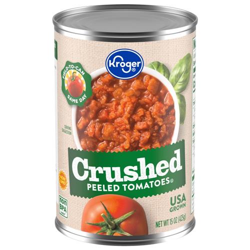 Kroger Crushed Peeled Tomatoes 15 oz