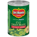Del Monte Foods Cut Green Beans No Salt, 14.5 Oz