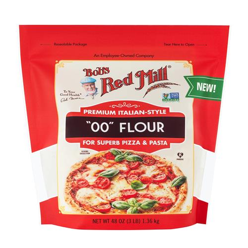 Bobs Red Mill 00 Flour Premium Italian-Style, 48Oz (Pack Of 1) - Non Gmo, Vegan, Kosher