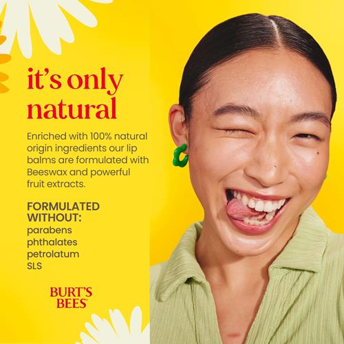 Burts Bees Gifts Ideas - Balm Bouquet Lip Balm Set, Original Beeswax, Vanilla Bean, Cucumber Mint, Coconut & Pear Pack, Natural Origin Lip Treatment, 4 Tubes, 0.15 Oz.