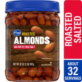 Kroger Roasted Sea Salted Almonds 32 oz