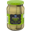 Kroger Kosher Sandwich Slims Dill Pickles 16 fl oz