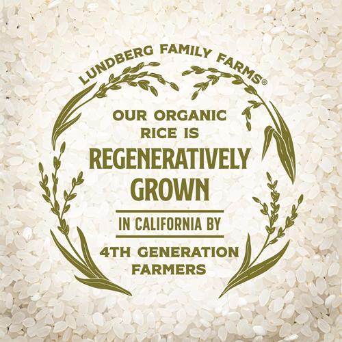 Lundberg Organic Sushi Rice, Sticky White Japanese-Style California-Grown Short Grains, 64 Oz