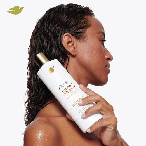 Dove Damage Therapy Derma Conditioner Dryness + Itch For Flaky Scalp With Pyrithione Zinc And Coconut Oil 12 Fl Oz