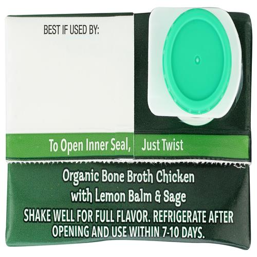 Pacific Foods Organic Lemon Balm & Sage Chicken Bone Broth, 32 Oz