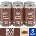 Kroger Big K Rootbeer Caffeine Free Soda Mini Cans 6 pk / 7.5 fl oz