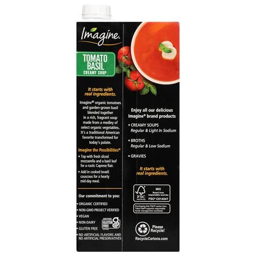 Imagine Organic Creamy Tomato Basil Soup 32 Oz