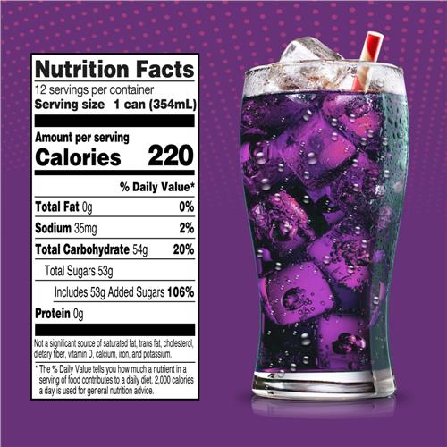 Big K Grape Caffeine Free Soda Cans 12 pk / 12 fl oz