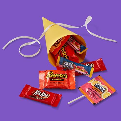 Jolly Rancher, Kit Kat And Reeses Assorted Flavored Snack Size, Candy Party Pack, 34.19 Oz