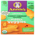 Annies Cheesy Cheddar Crackers With Organic Hidden Veggies, 7.5 Oz